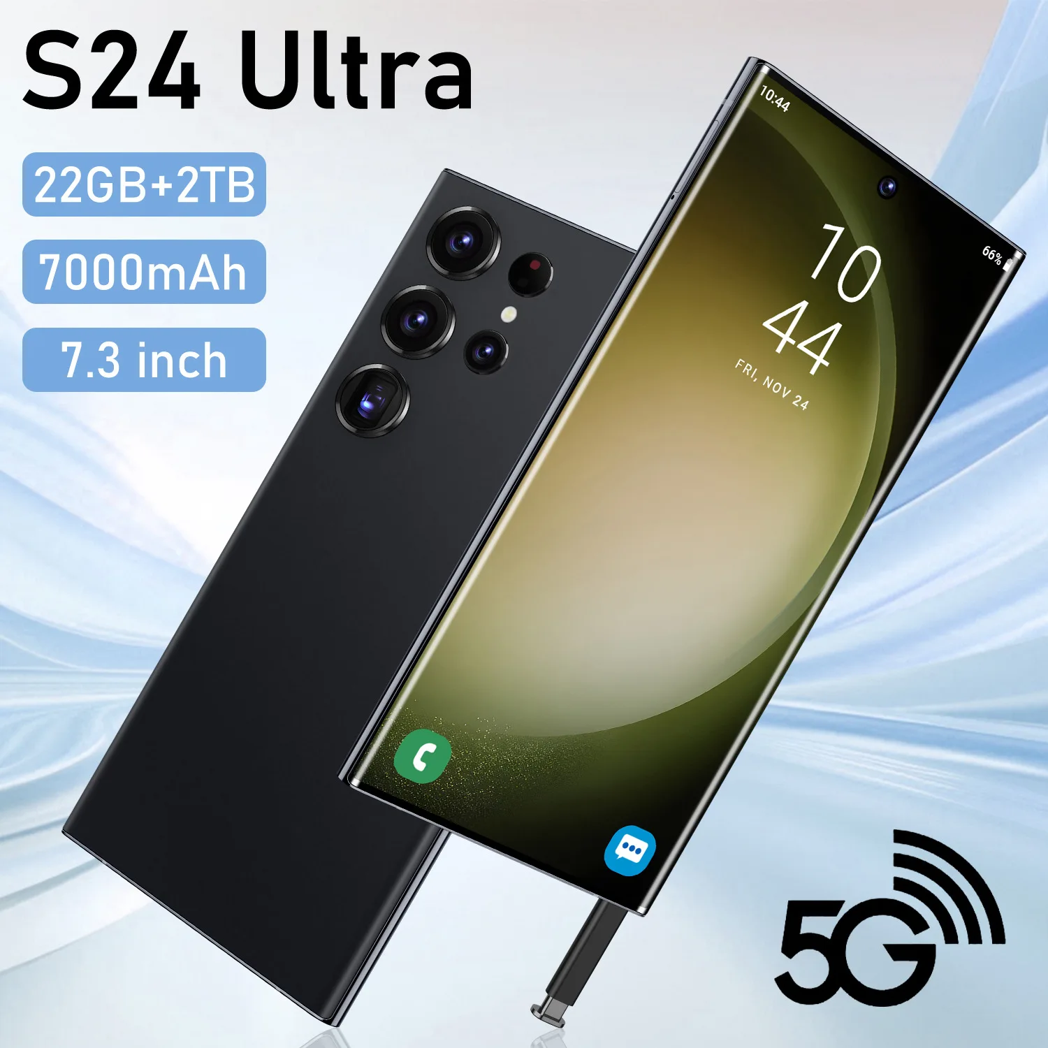 

S24 Ultra Original Unlocked SmartPhone 7.3 HD Screen 22GB+2TB 4G/ 5G Dual Sim Android13 7000mAh S25 Ultra Mobile Phone