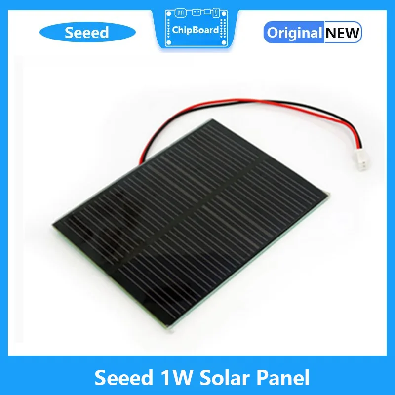 

Seeed Solar Panel Rechargeable Battery 1W High-Efficiency Single Crystal 80X100 Power Generation Board Outdoor/Outdoor