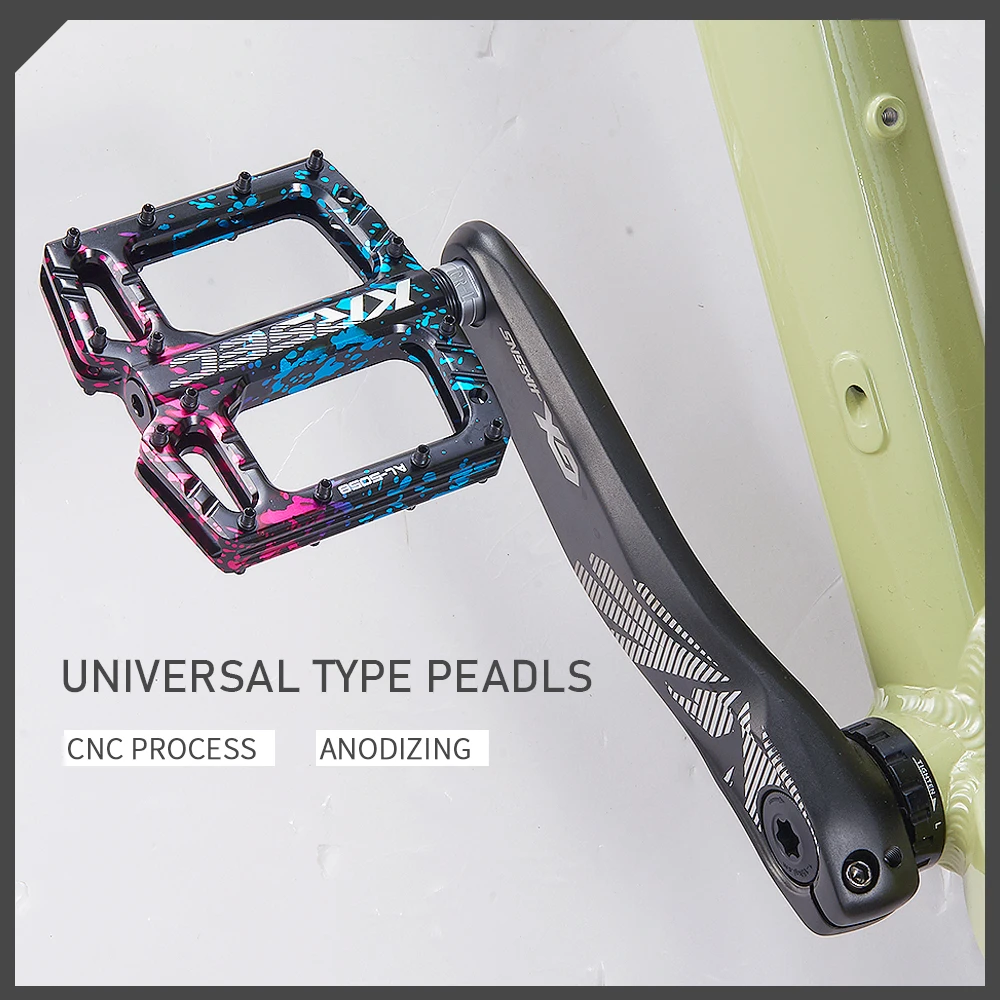 

Bike Pedals 9/16 Inch Mountain Bike Pedal Premium Road Bike Pedals Wide Paltform and Lightweight Aluminum Bicycle Pedals