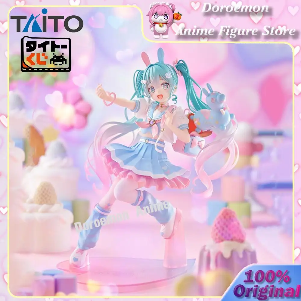 

Pre-Order Original Taito Taito Kuji Hatsune Miku X Rody (A Prize) Hatune Miku Kawaii Anime Figures Collectible Model Toys