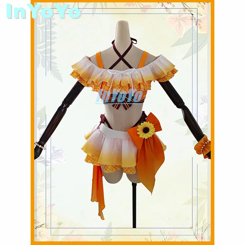 InYoYo Honoka Kousaka Cosplay LoveLive Costume Lovely Summer Bikini Swimming Suit Swimsuit Swimwear Women Girls Party Dress S-XL