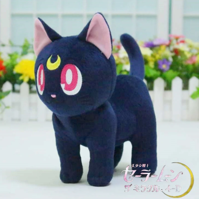 Sailor Moon Japan Cartoon Movie  TV drama Luna Cat toys Soft Stuffed Animals doll Children's Birthday Gifts