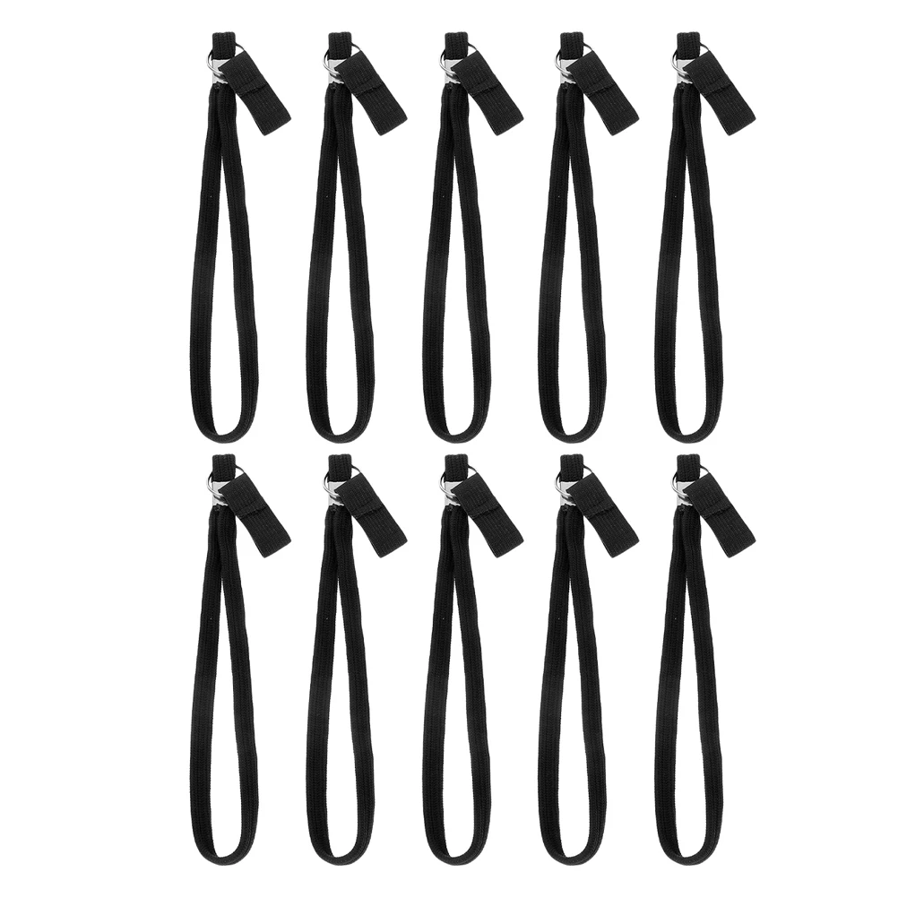 

10pcs Walking Cane Wrist Straps Adjustable Length Antidrop Design Lightweight Portable Elder Nylon Replacement Crutch Bracelet