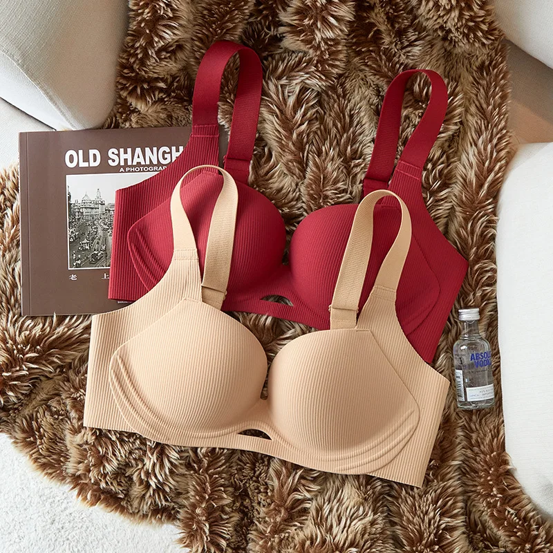 Seamless Push-Up Bra That Makes Big Breasts Smaller, Anti-Sagging, Full Cup, Anti-Expansion, And Secondary Breasts, No Wire Bra