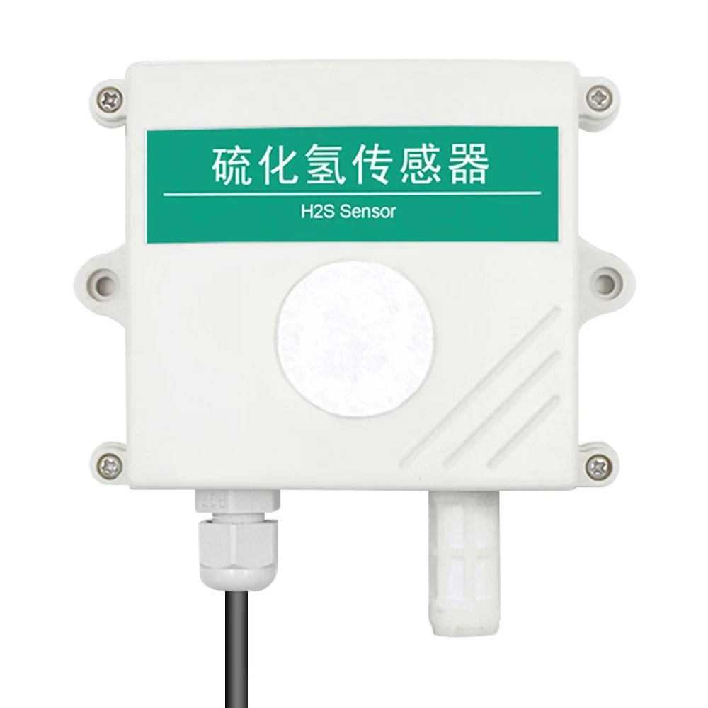 Gas Sensor H2S for Hydrogen Sulfide Concentration Peculiar Smell Monitor Detection Sensing Transmitter Module RS485 OLED 100ppm