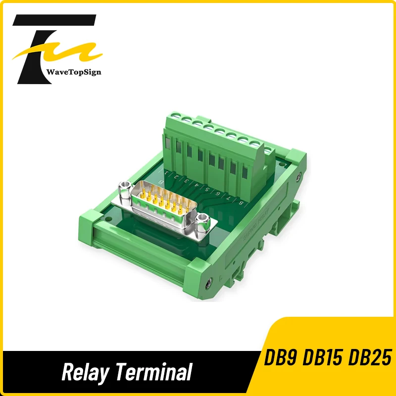 Serial Port 9Pin DB9 DB15 DB25 DB37Pin Relay Terminal Table Conversion Board Automation Rail Type Wiring Table