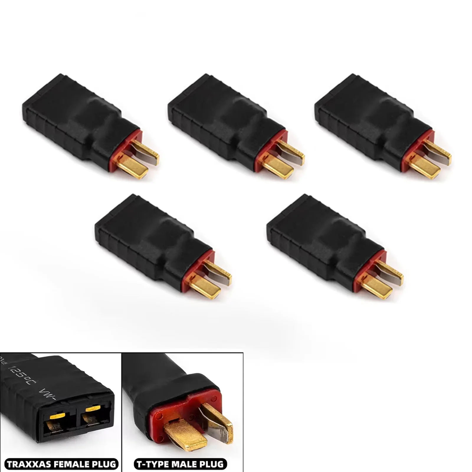 RC XT60 ذكر/أنثى إلى T ذكر/أنثى و T-التوصيل ذكر/أنثى إلى XT60 ذكر/موصل سالب تحويل محول لبطارية RC #4