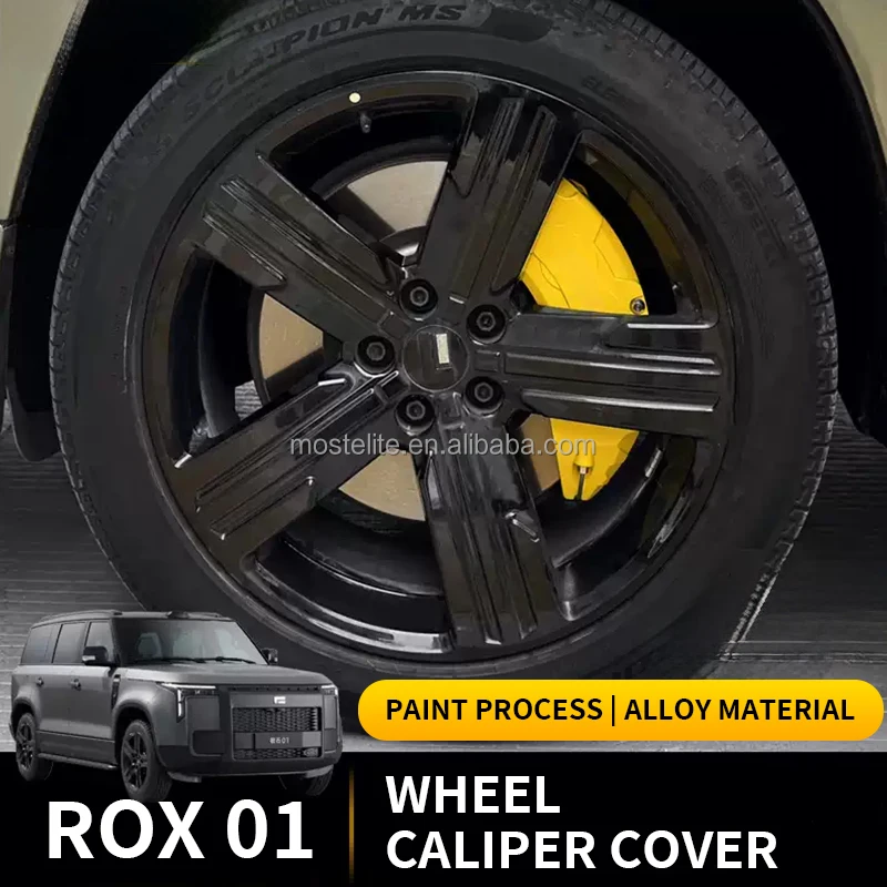 forHigh Quality New Upgraded Rox 01 Accessories 4 Pack Aluminum Brake Caliper Covers for Rox 01 2025 Accessories
