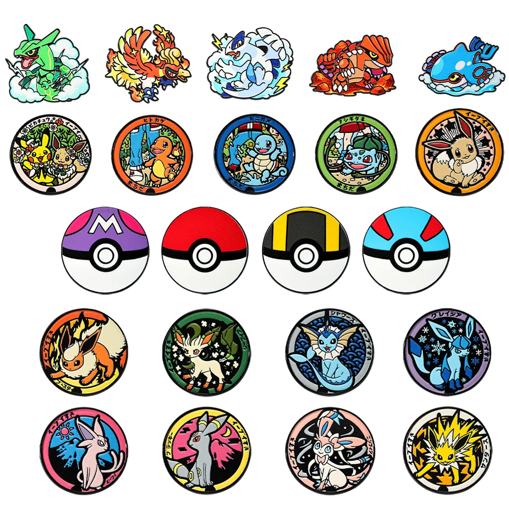 20/22-teiliges Kawaii Japanisches Anime-Monster-Emaille-Pin-Set, Bunte Cartoon-Tier-Anstecknadeln, Sammlerstücke für Fans – Detail 2