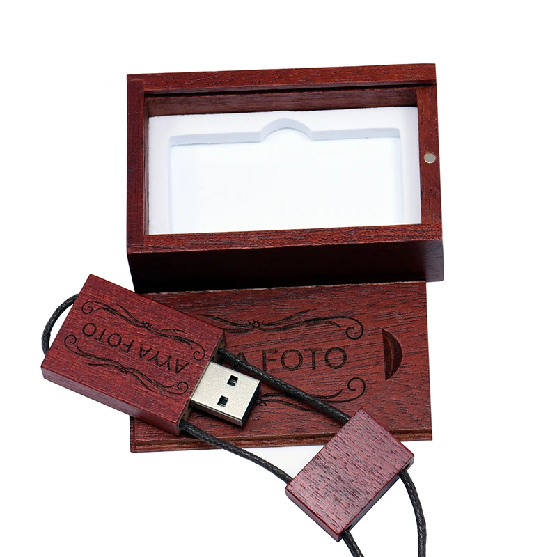 USB-флеш-накопитель из кленового дерева, 128 ГБ, бесплатный индивидуальный логотип, ручка-накопитель, 64 ГБ, ремешок, память, 32 ГБ, фотостудия, U-диск, 16 ГБ