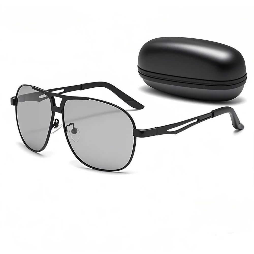 

Photochromic Change Color Square Sunglasses for Men Women Brand Design Luxury Outdoor Sports Driving Fishing Sun Glasses 2025