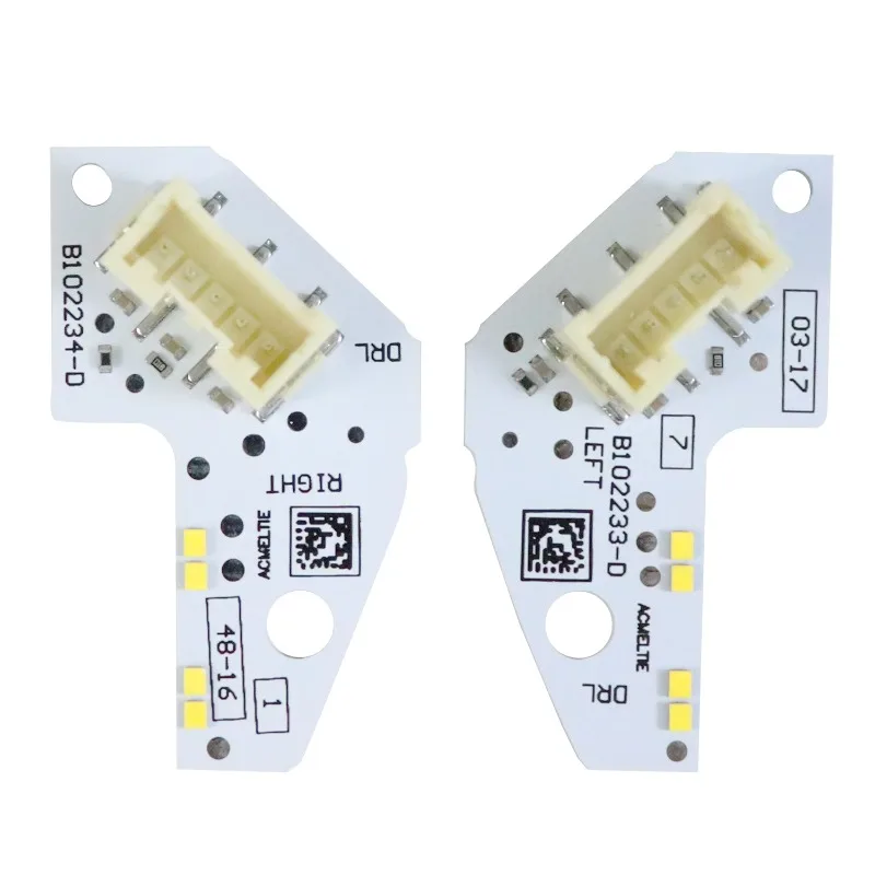 

For Seat Leon ST 2017 2018 2019 2020 Yellow DRL LED Boards LED Headlight DRL Daytime Running light Chip 5F0941475A 5F0941476A