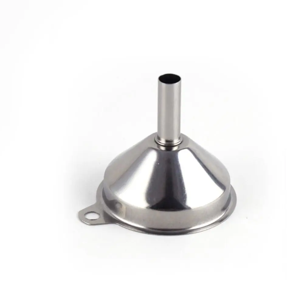 Stainless Steel Kitchen Funnels Food Grade Metal Funnels with Handle for Filling Bottles Small Funnels for Essential Oil Spices