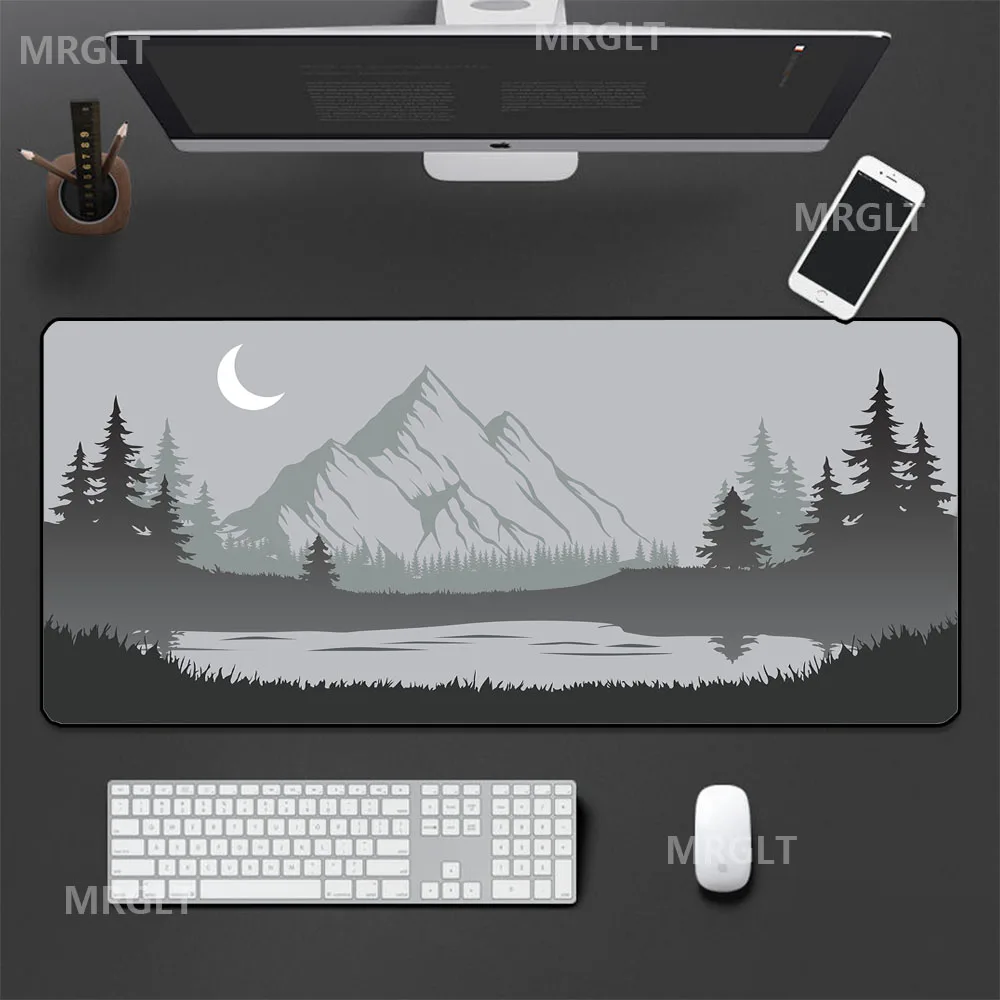 Game mouse pad GMK November Fog Desk Mat Cherry Blossom View Computer Peripheral Accessories Components Keyboard Mouse Pads