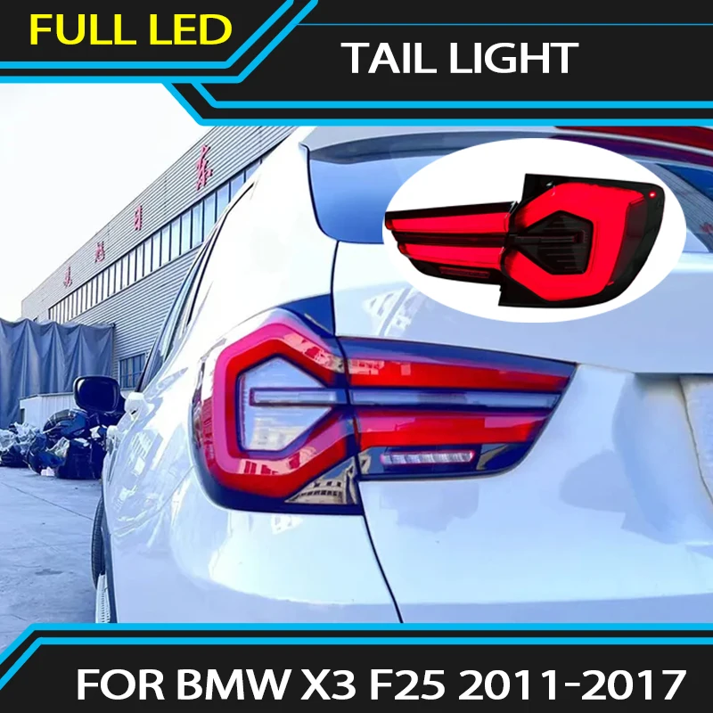 

LED Taillight For BMW X3 F25 2011-2017 LED DRL Dynamic Running Turn Signal Rear Reverse Brake Lights Replacement