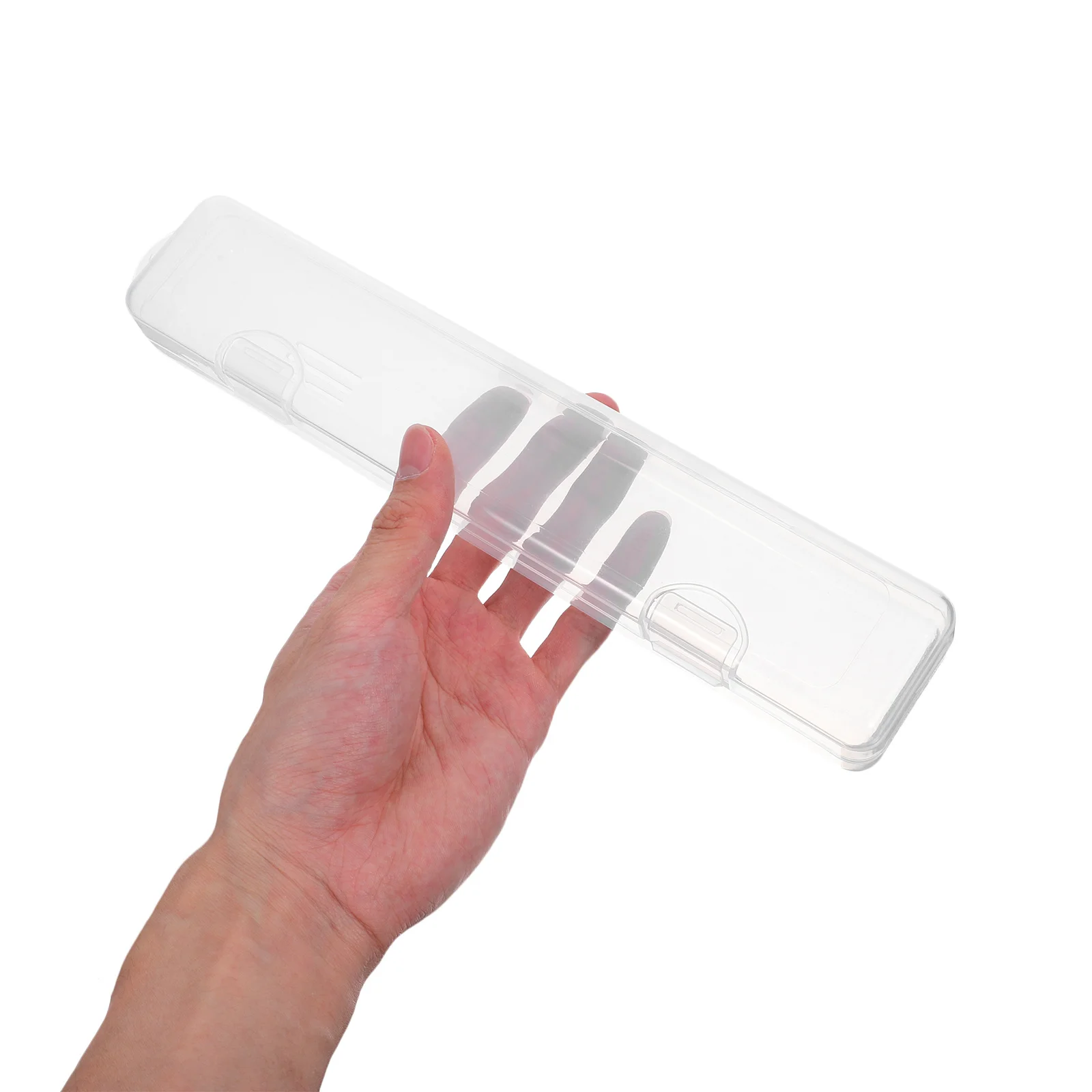 

3Pcs Clear Plastic Tableware Container Portable Utensil Case with Ventilated Base for Travel Camping Picnic Utensil Case