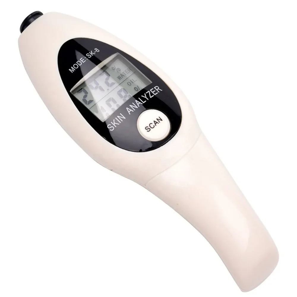 Precision Skin Analyzer Digital LCD Display Facial Body Skin Moisture Oil Tester Meter Analysis Face Care Tool