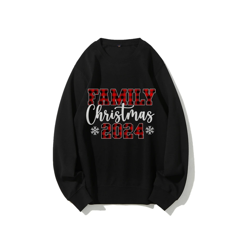 Family Christmas 2024 Sweatshirt Holiday Matching Family Hoodie Making Memories Together Hooded Pullover Happy New Year Shirt