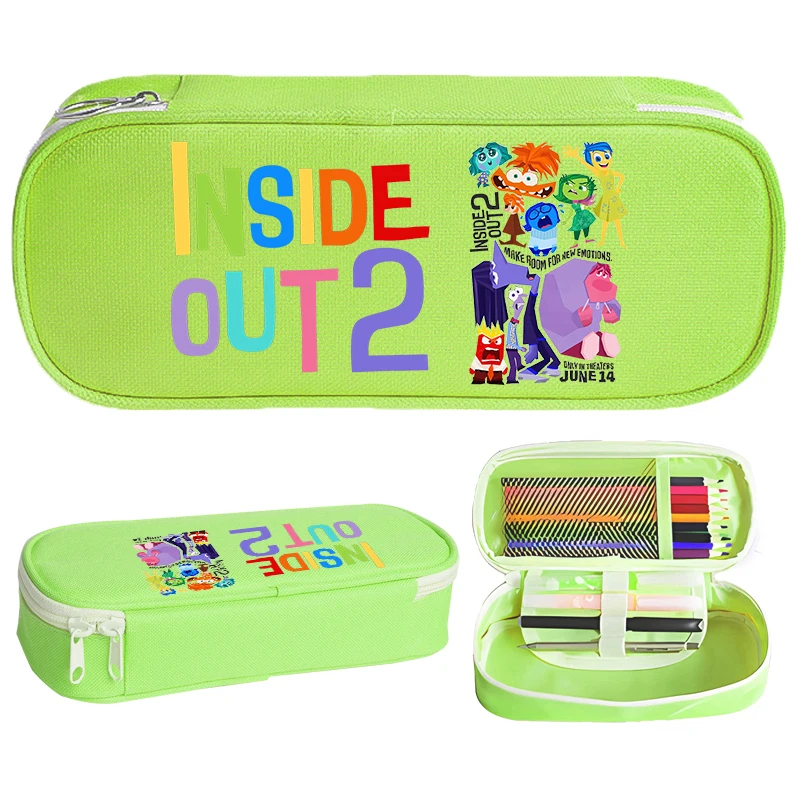 صندوق أقلام رصاص مطبوع أنيمي للأطفال ، أدوات قرطاسية كرتونية ، قلم رصاص للفتيان والفتيات ، مستلزمات مدرسية ، هدايا أعياد الميلاد ، من الداخل والخارج 2