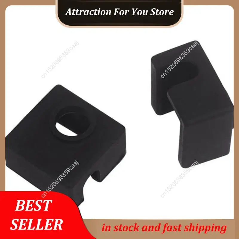 

Hot Selling 10Pcs/Lot 3D Printer Nozzle Silicone Socks Cover Heating Insulation Case For Heater Block For Ender-3 CR-10 Extruder