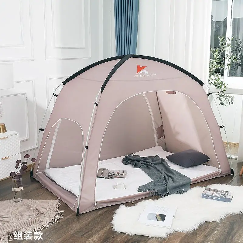 Indoor bed winter tent warm wind and cold mosquito tent dormitory thickened tent