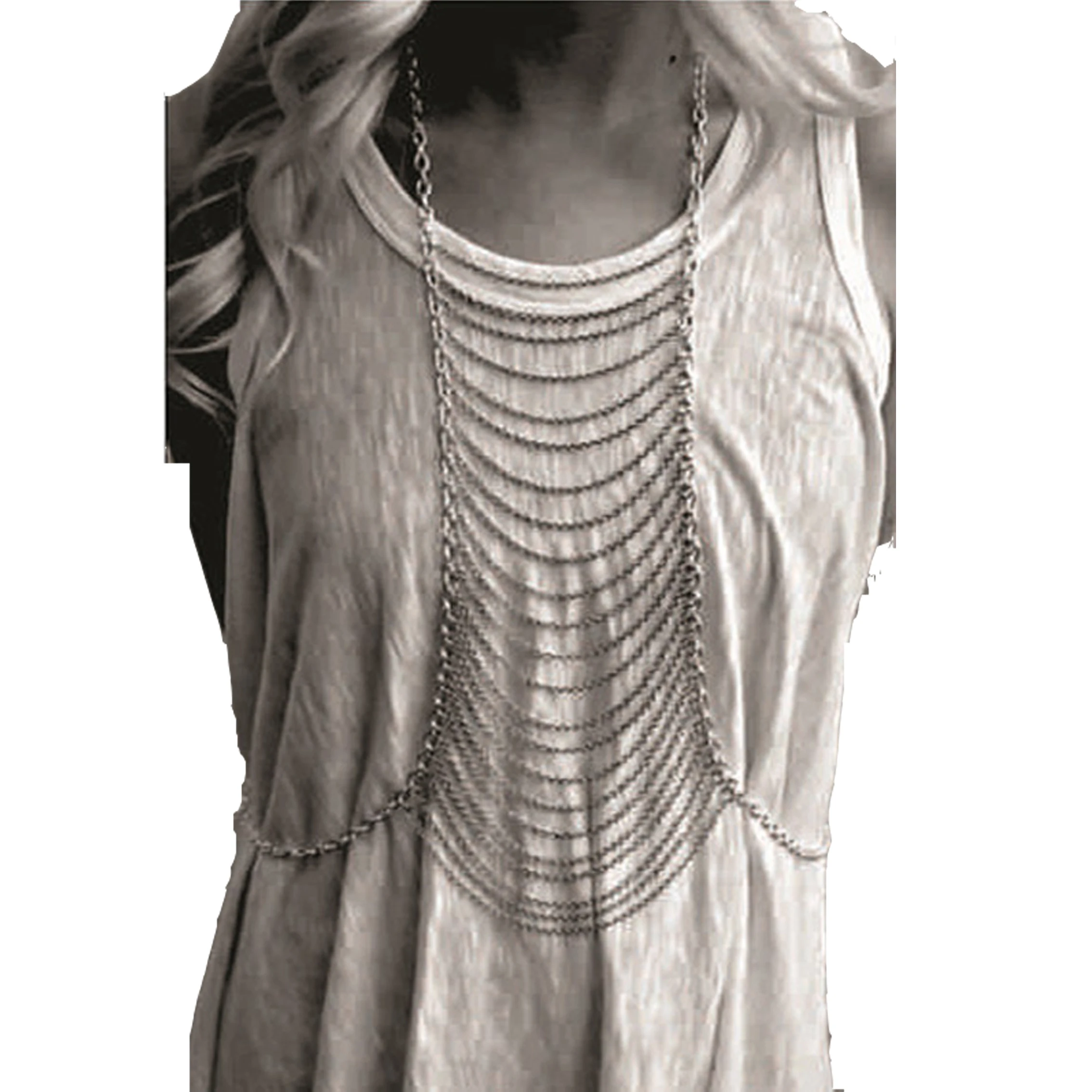 Vintage Fashion Vogue - Simplicity Long Tassel Reticular Necklace Euramerican