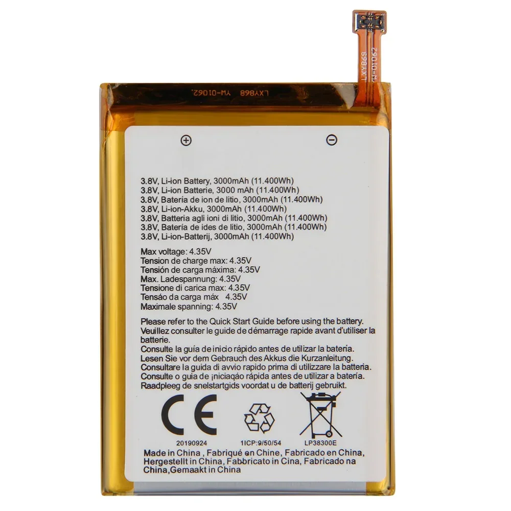 Replacement Battery For Crosscall Trekker M1 hone Phone Battery Spare Battery High Quality Batteries 3000mAh 11.4Wh With Tool