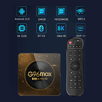 G96max A13 8K UHD Android 13 Smart TV Box Wifi6 Fast and Stable Transmission Media Player 64GB128GB Large Memory Set Top Box