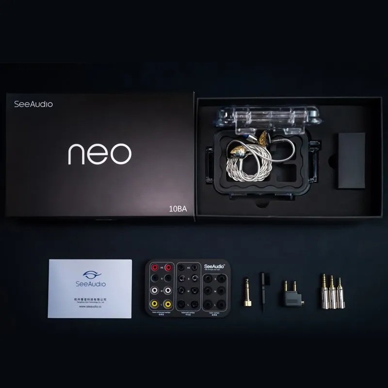 SeeAudio NEO 10BA متوازن حديد HiFi سماعة داخل الأذن IEM اليدوية الراتنج ACG التريبل ACG الموسيقى الصوتية 2Pin انفصال