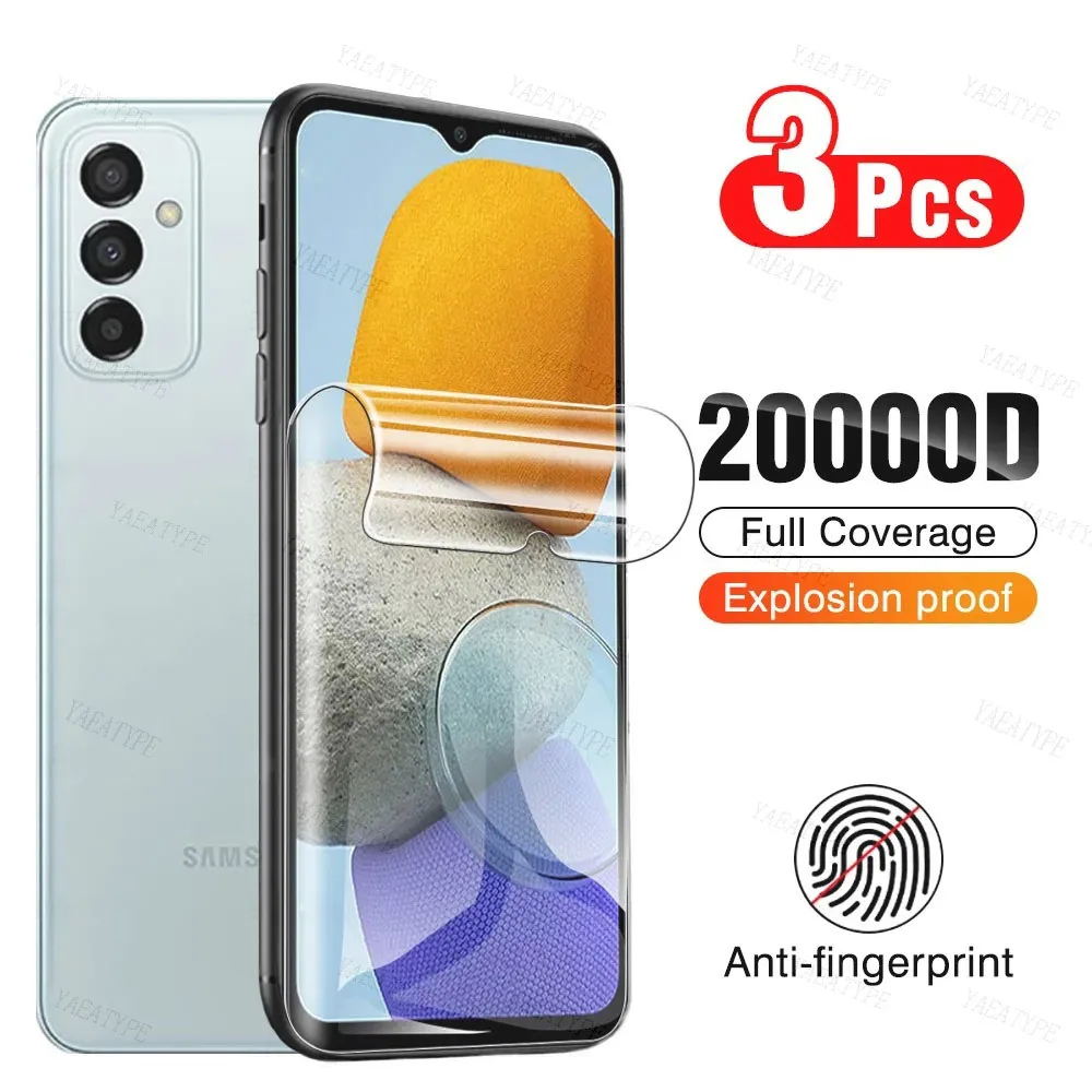 

3Pcs Hydrogel Film Samsung S25 S24 S23 S22 S21 Ultra Plus Screen Protector S21 S23 S24 FE A56 A55 A54 A36 A35 A15 A16 5G Film
