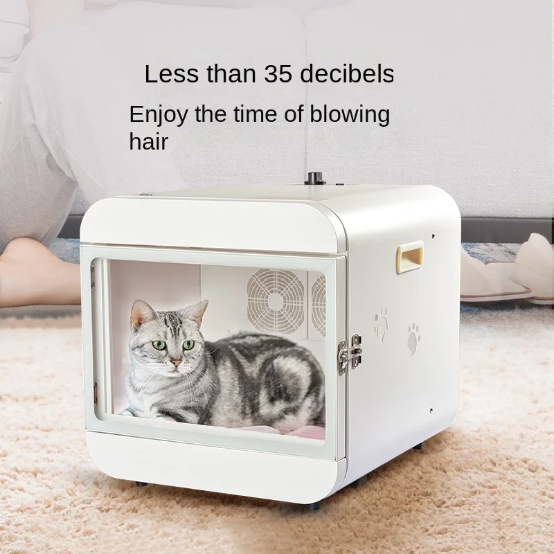 Pet Drying Box Automatic Hair Dryer Cat Hair Blowing Machine Large Capacity Smart dog professional dry room Animal Supplies