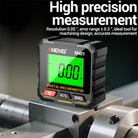 Digital Level Angle Gauge 0~360°LCD Electronic Protractor Mini Inclinometer Magnetic Base Bevel Protractor Measurer Tool