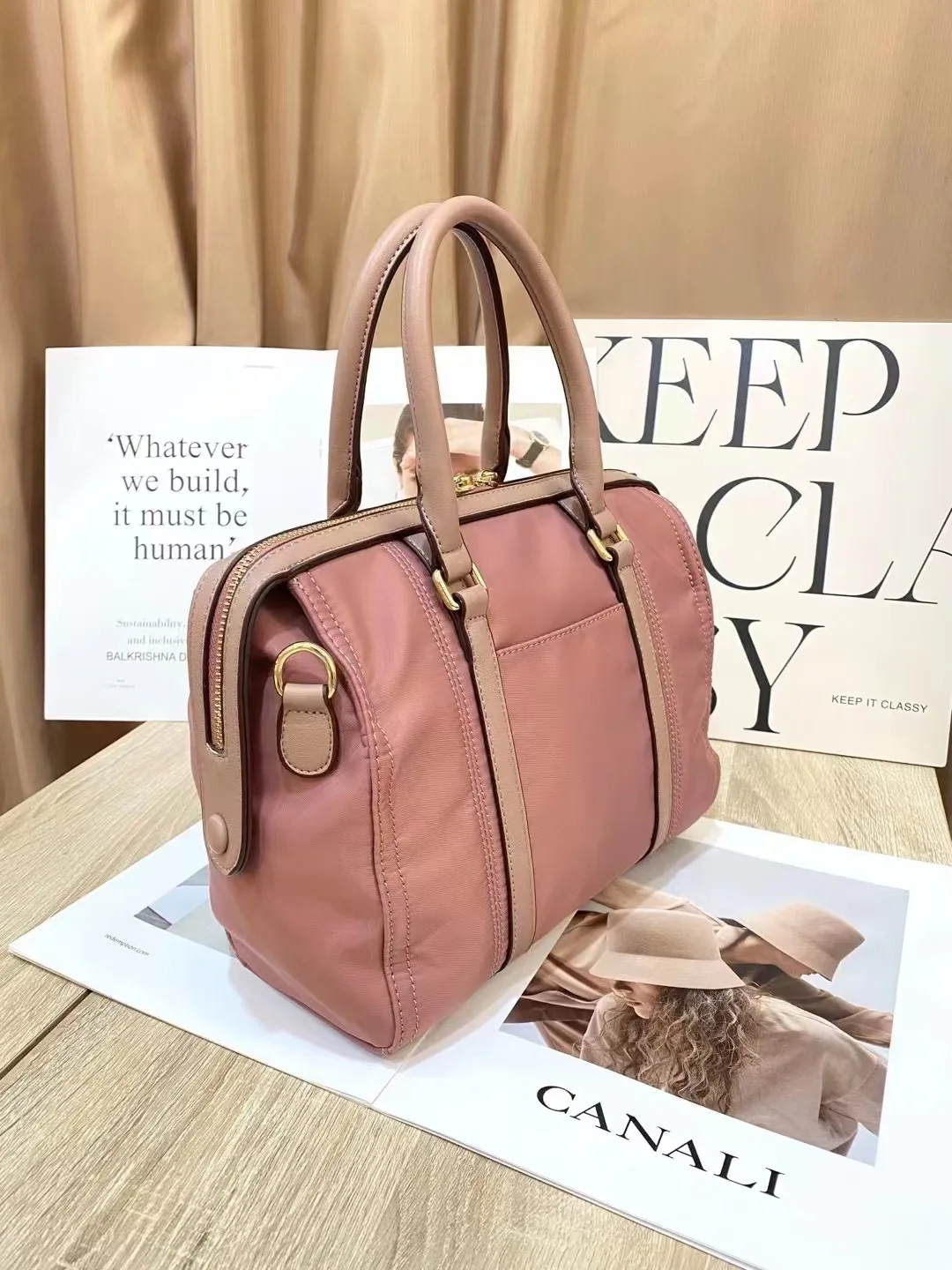 Waterproof Nylon  Shoulder Crossbody New Cross Style Computer Business  Commuting Handbag Travel Handbag