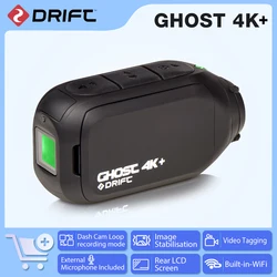 Drift Ghost 4k Plus – caméra d'action HD pour moto, vélo, corps usé, casque, Sport, avec application Wifi, contrôle, batterie 1950mAh