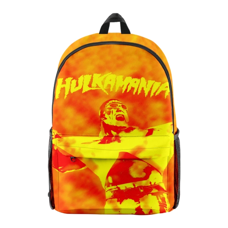 Рюкзак Халк Хоган, рюкзак с логотипом, модная сумка для покупок, винтажные сумки, персонализированный школьный рюкзак для студентов