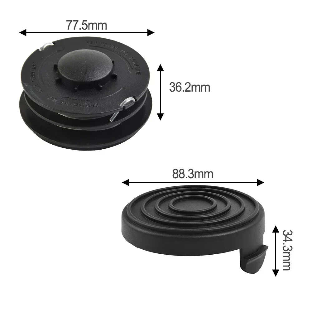 Imagem -02 - Aparador para Einhell Gc-et 4530 3405685 Carretéis Tampa Trimmer Cabeça Kit Cortador de Grama Carretéis Tampa Trimmer Cabeça Peças de
