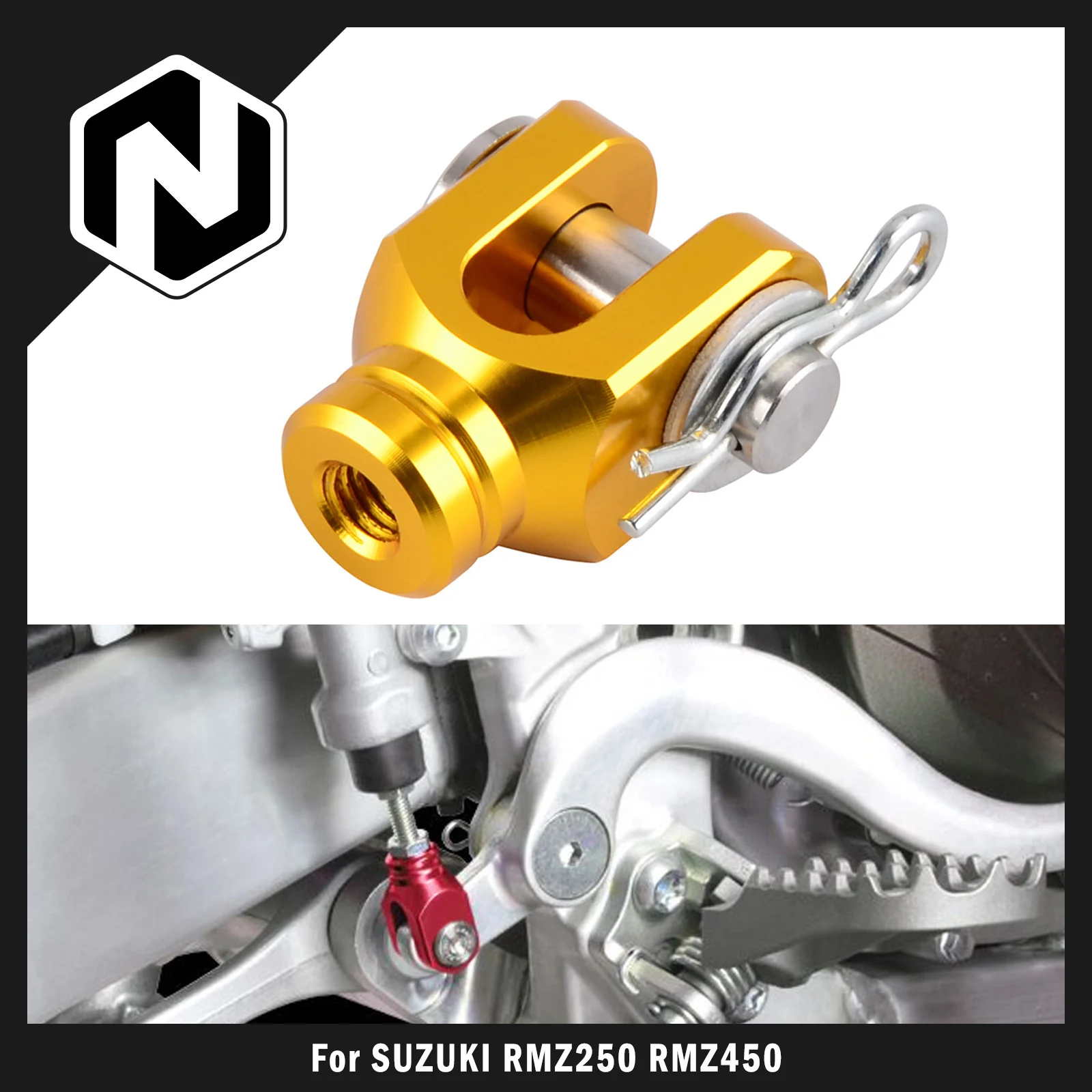 For Suzuki RMZ250 2007-2018 RMZ 450 2005-2017 RMX450Z 2010-2019 Rear Brake Clevis For Yamaha YZ125 YZ250 YZ250F YZ450F 2003-2020