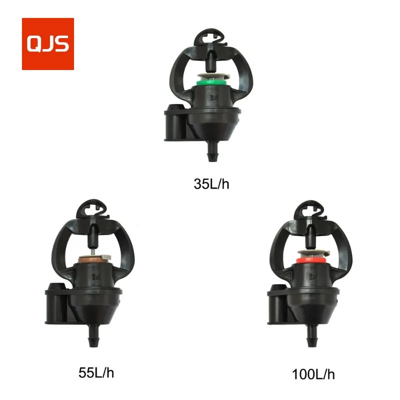 10pcs PC Sprinkler Kits Mirco Drip Pressure Compensation Nozzle Set Irrigation Greenhouse Fruit Garden Sprayer Kit 35L 55L 100L