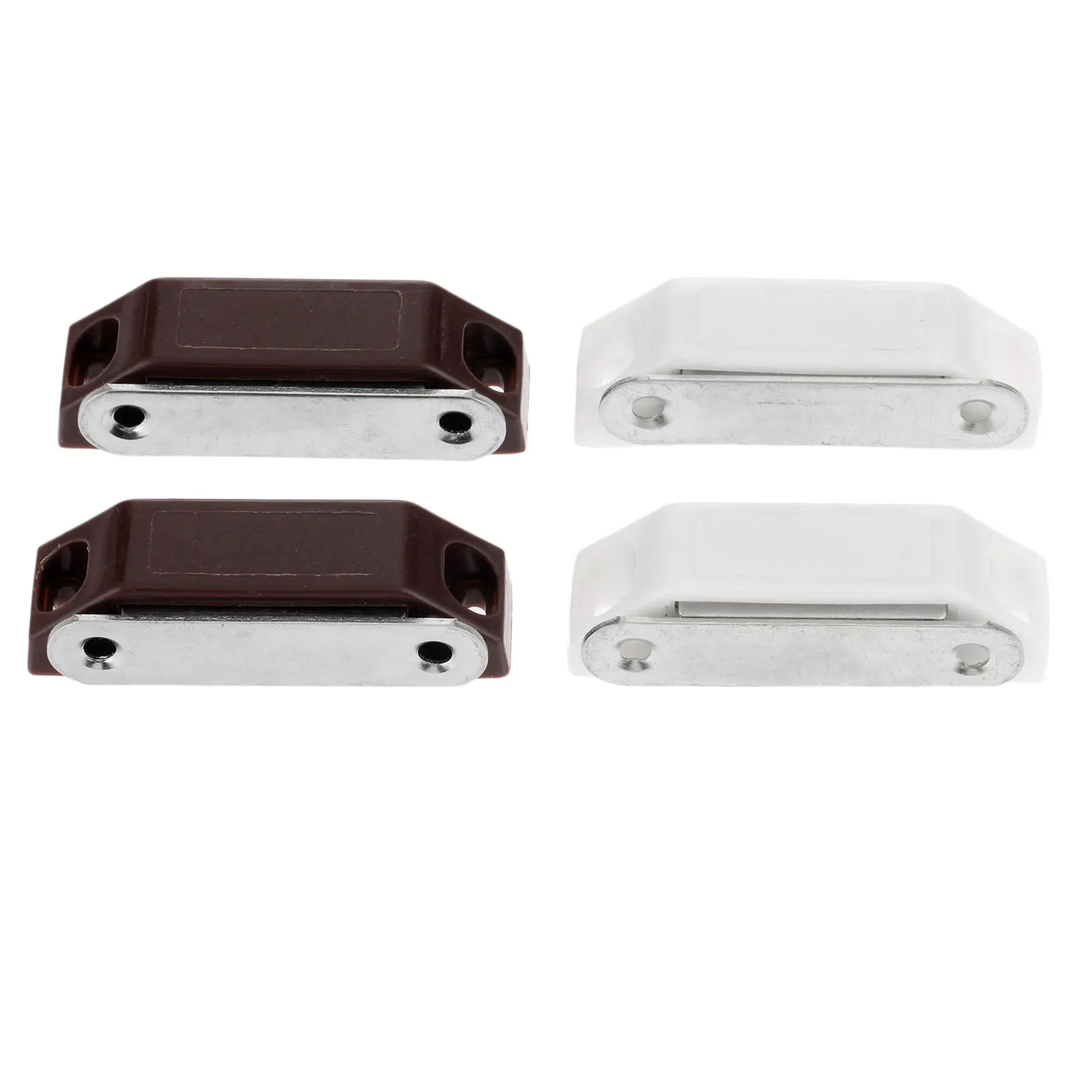 DRELD 4Pcs chiusure magnetiche per porte raccordi per mobili armadio da cucina armadio magnetico chiusura a scatto con viti 59*16MM