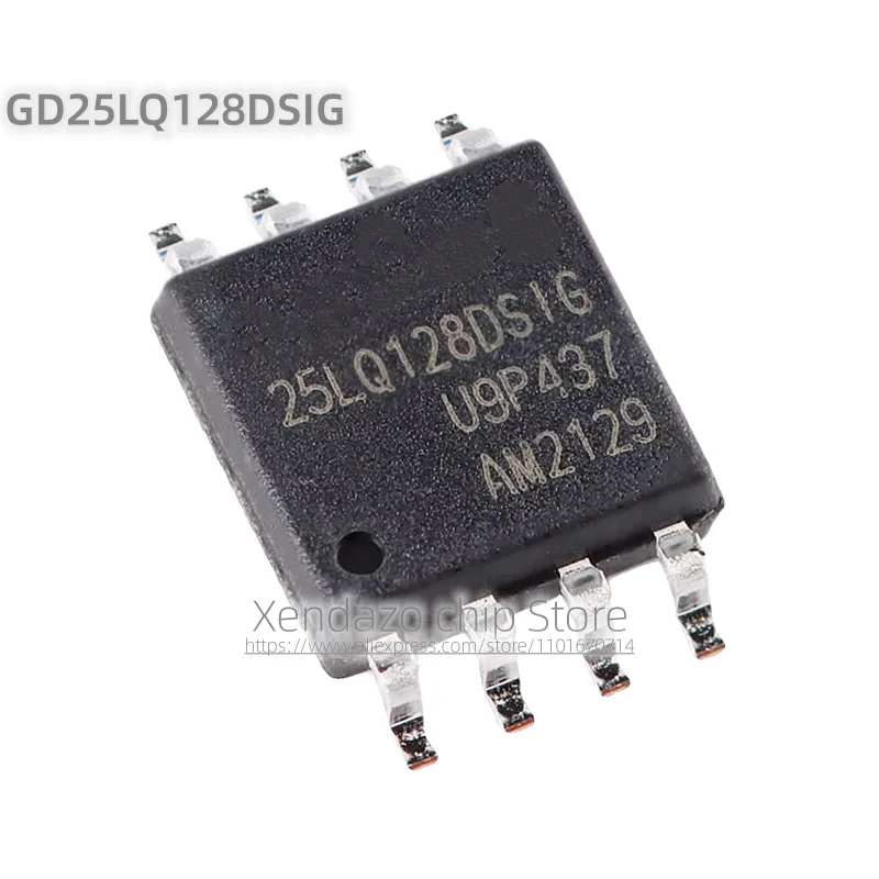 5pcs/lot GD25LQ128DSIG 25LQ128DSIG SOP-8 package Original genuine 128M-bit 1.8V serial flash memory chip