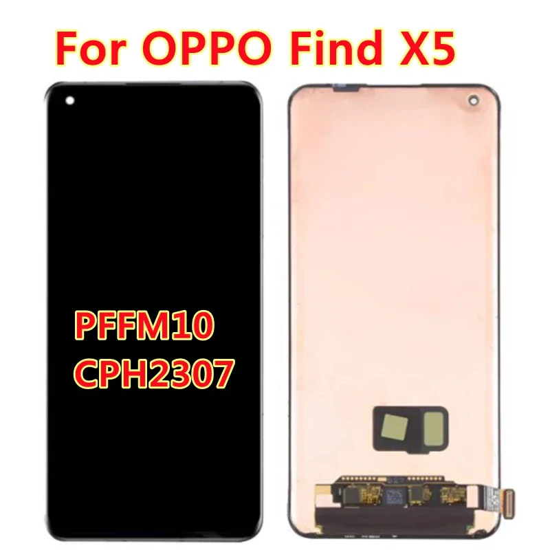 6.55\'\' AMOLED For Oppo Find X5 LCD PFFM10 CPH2307 Display Screen Touch Panel Digitizer For Oppo Find X5 LCD