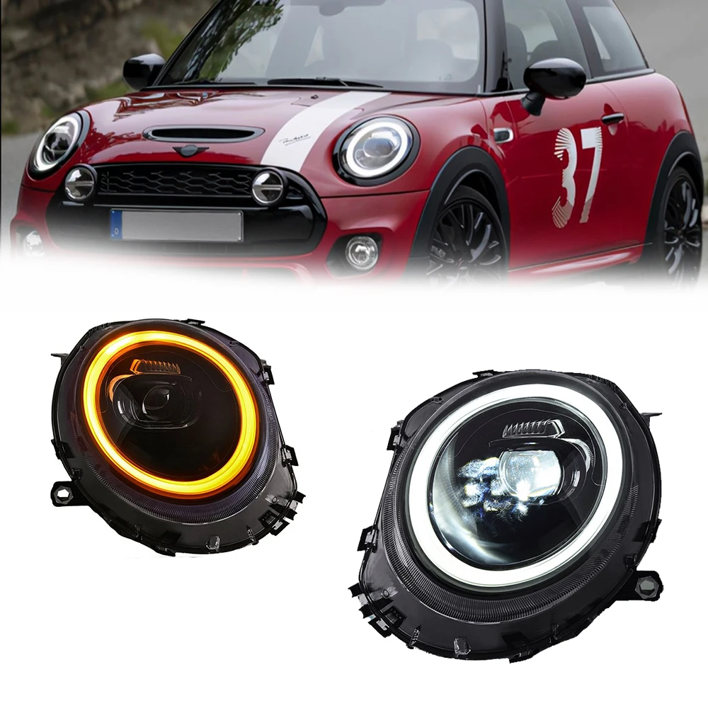 

LED HeadLights for BMW MINI R55 R56 R57 07-13 LHD RHD style led DRL Car head lamp Assembly Signal Auto Accessories Modified Lamp