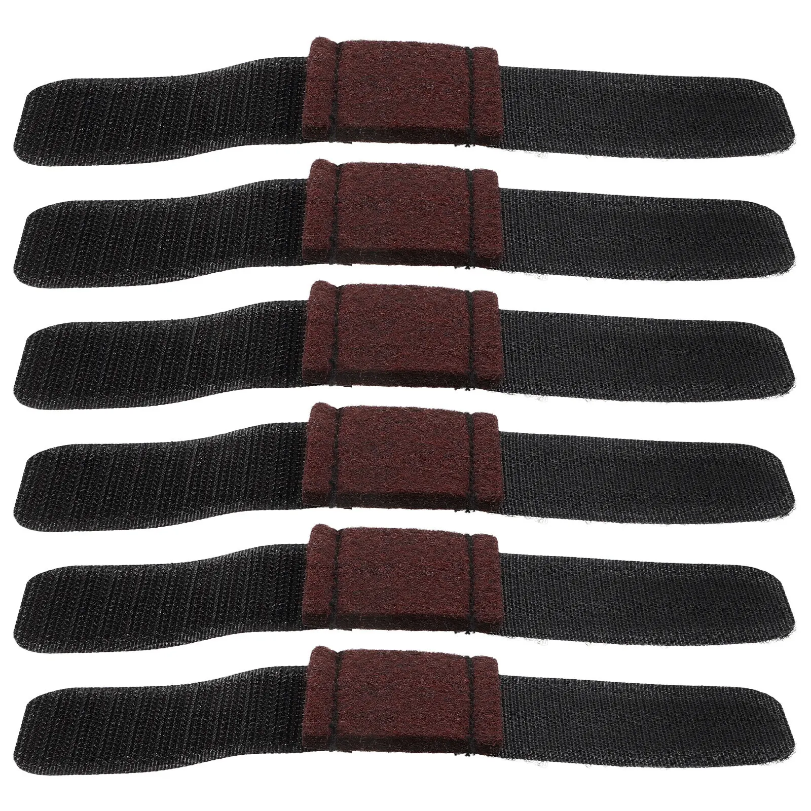 6Pcs Felt Furniture Pads with Hook Loop Fasteners Anti Skid Chair Leg Floor Protectors for Hardwood Floors Furniture Pads Kit