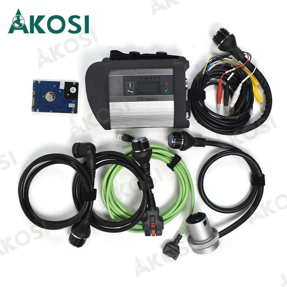 Full set MB STAR C4 SD Connect Compact C4 Car truck software  Mb star C4 Multiplexer Diagnostic Tool with WIFI