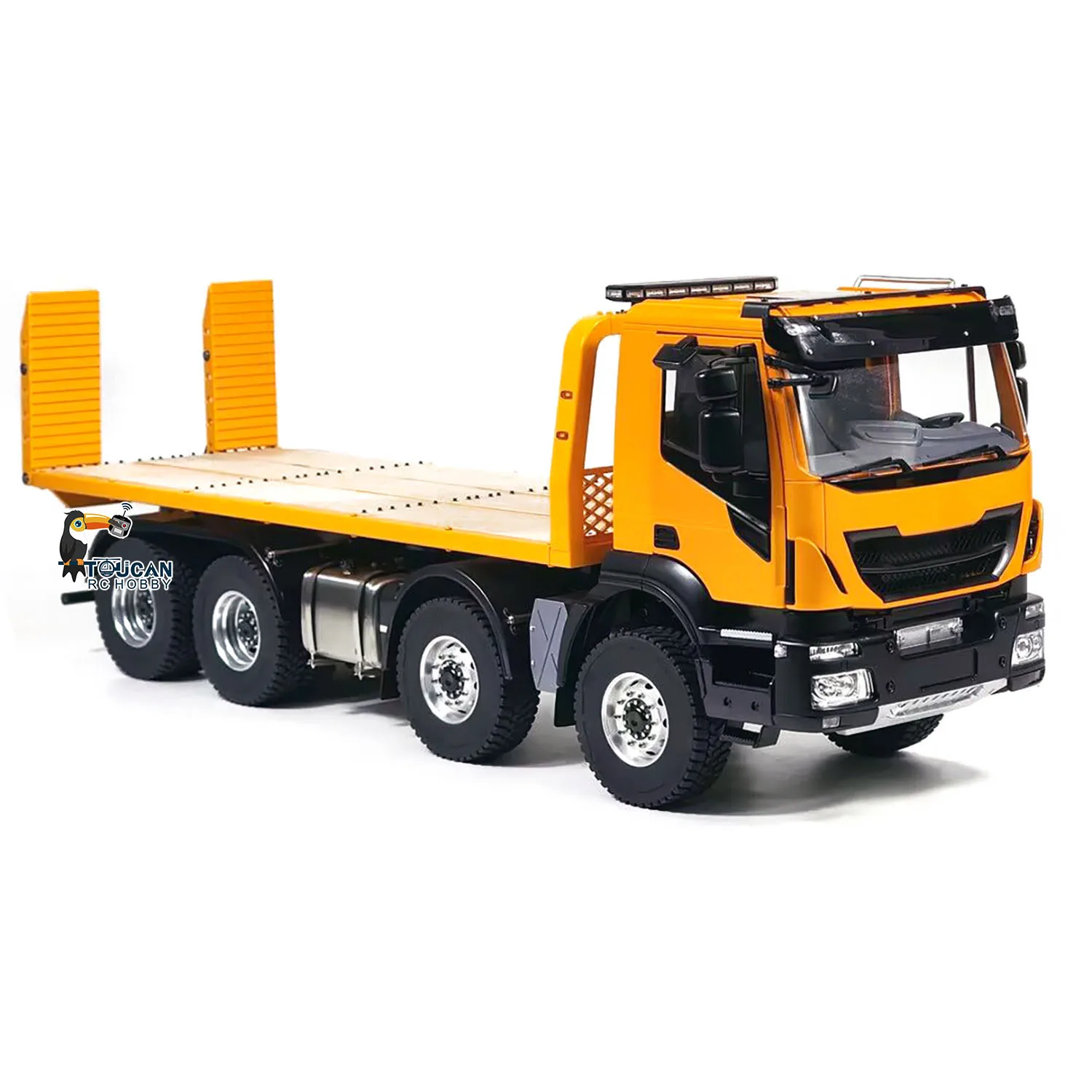 

8x8 1/14 RC гидравлические спасательные машины FlySky I6S с дистанционным управлением Wrecker Truck со звуками, двигателем, сервоприводом ESC, игрушка TH23196