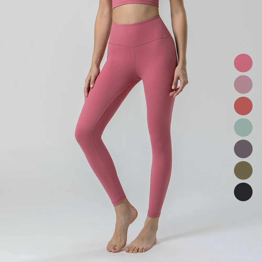 

Women V-Waist Yoga Leggings Push Up Tummy Control 25'' Buttery Soft High Waist Gym Pants Stretch Workout Fitness Tights