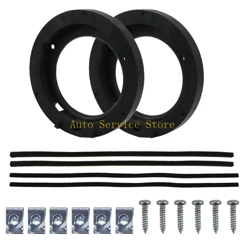 462A Direct Fit 16cm Car Speaker Adapter Set For Jimny JB64 JB74 Models Include Soundproofing Materials And Mounting Hardware view 4
