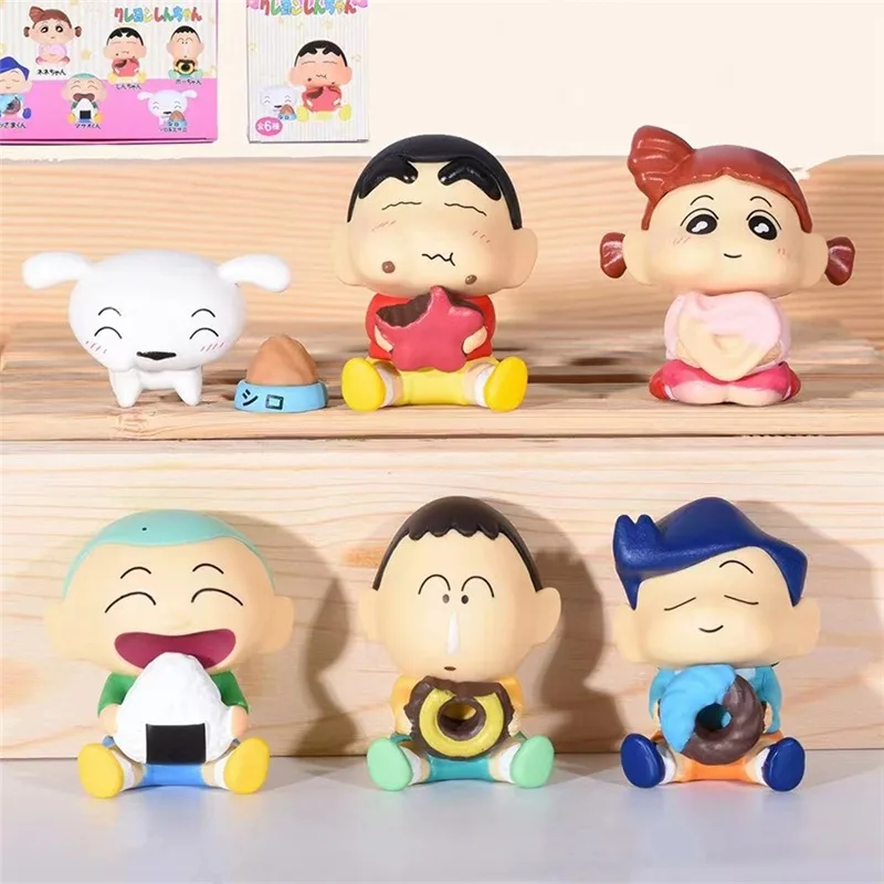 

new shin-chan toru kazama nene sakurada masao sato shiro bo suzuki Handmade model desktop ornament boys girls gifts holiday gift
