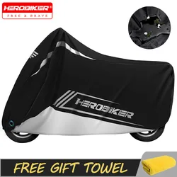 Motorrad Abdeckung Für Motorrad Alle Saison Wasserdichte Staubdicht UV Schutz Funda Moto Freien Motocross Regen Abdeckungen M-4XL