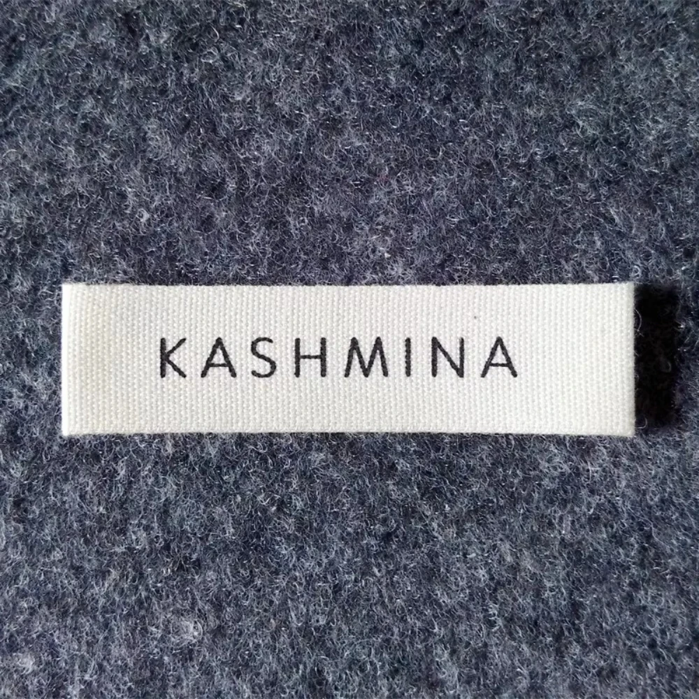 

Printed Soft Cotton Clothing Labels, Custom Clothing Handmade Neck Tags with Your Brand Logo, for Garments, Dresses and Hats